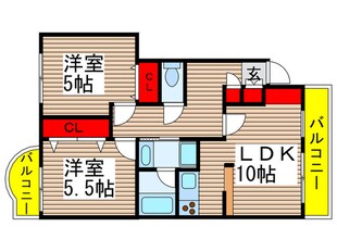 カサグランデⅢ弐番館の物件間取画像